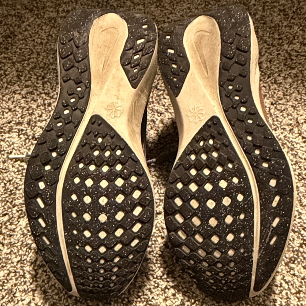 Nike Pegasus 41 Women's Blue-Gray and Rose Gold Running Sneakers - Picture 4 of 4